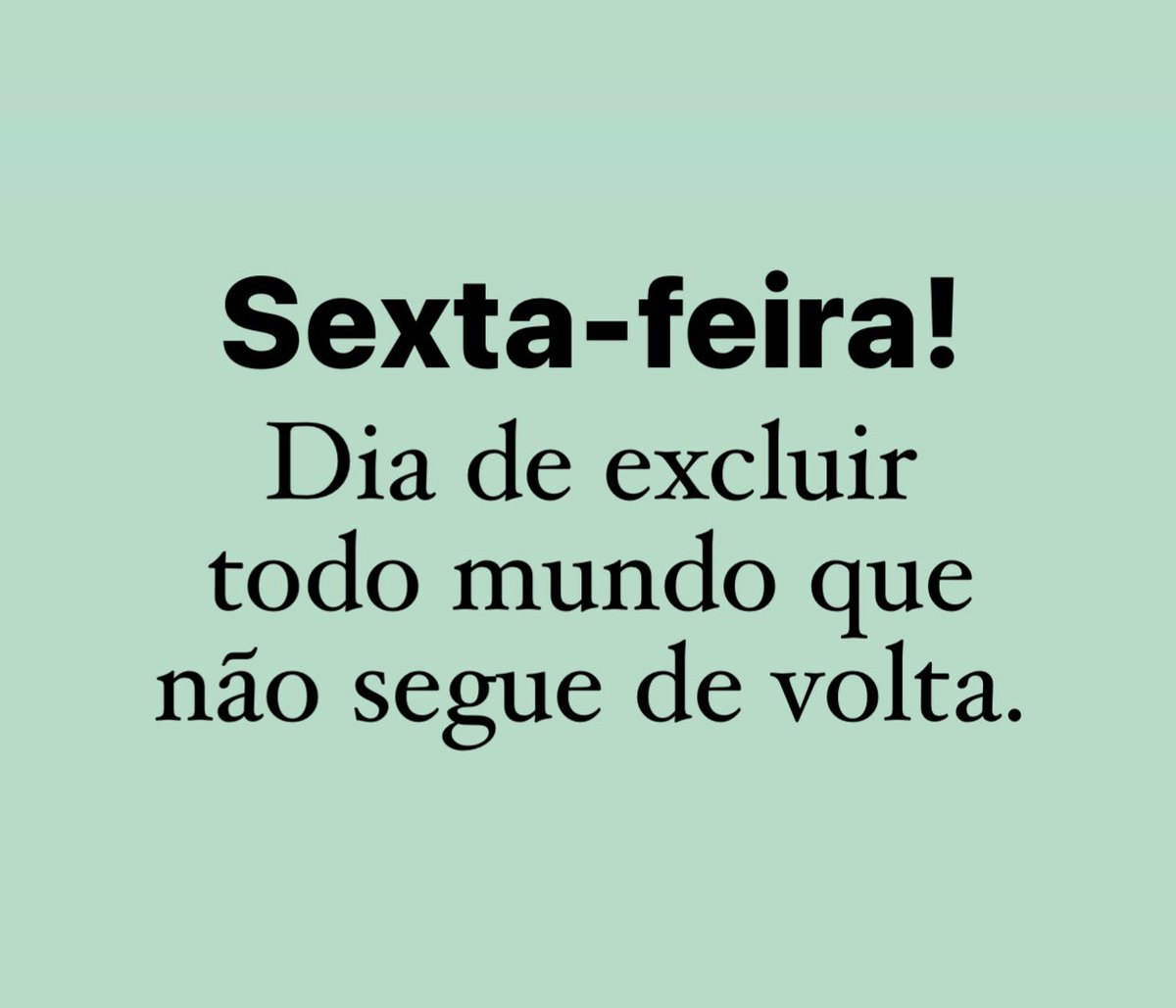mello1400's tweet photo. Boralá gente!
Reciprocidade é sinal de respeito e empatia.
#SegueDeVolta! https://t.co/Qu7sWOwtsl