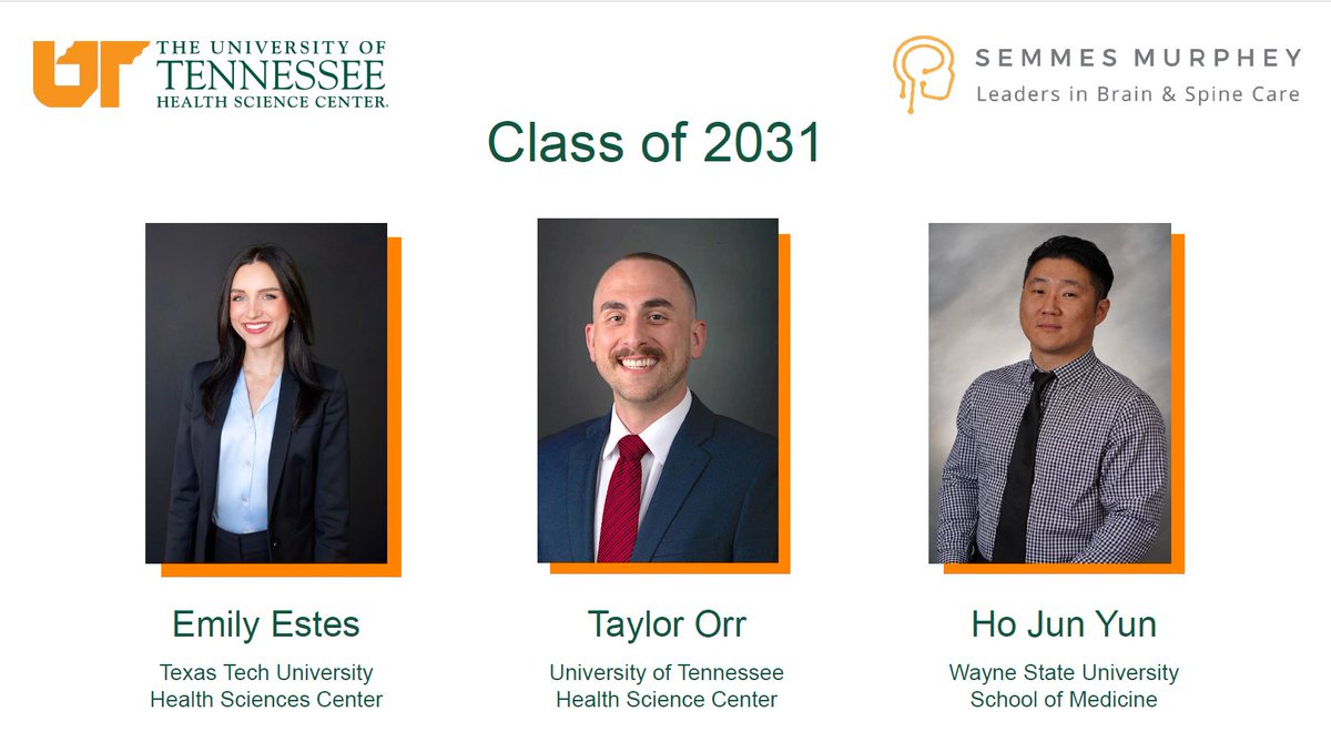 UTHSC Neurosurgery (@memphisnsgy) on Twitter photo We are very excited to introduce our incoming class of neurosurgery superstar residents! Welcome to the team Emily, Taylor and Ho Jun! <a href="/emilyestes24/">Emily Estes</a>, <a href="/T_Orr_/">Taylor Orr</a> #Match2024 #Neurosurgery We are very excited to introduce our incoming class of neurosurgery superstar residents! Welcome to the team Emily, Taylor and Ho Jun! <a href="/emilyestes24/">Emily Estes</a>, <a href="/T_Orr_/">Taylor Orr</a> #Match2024 #Neurosurgery