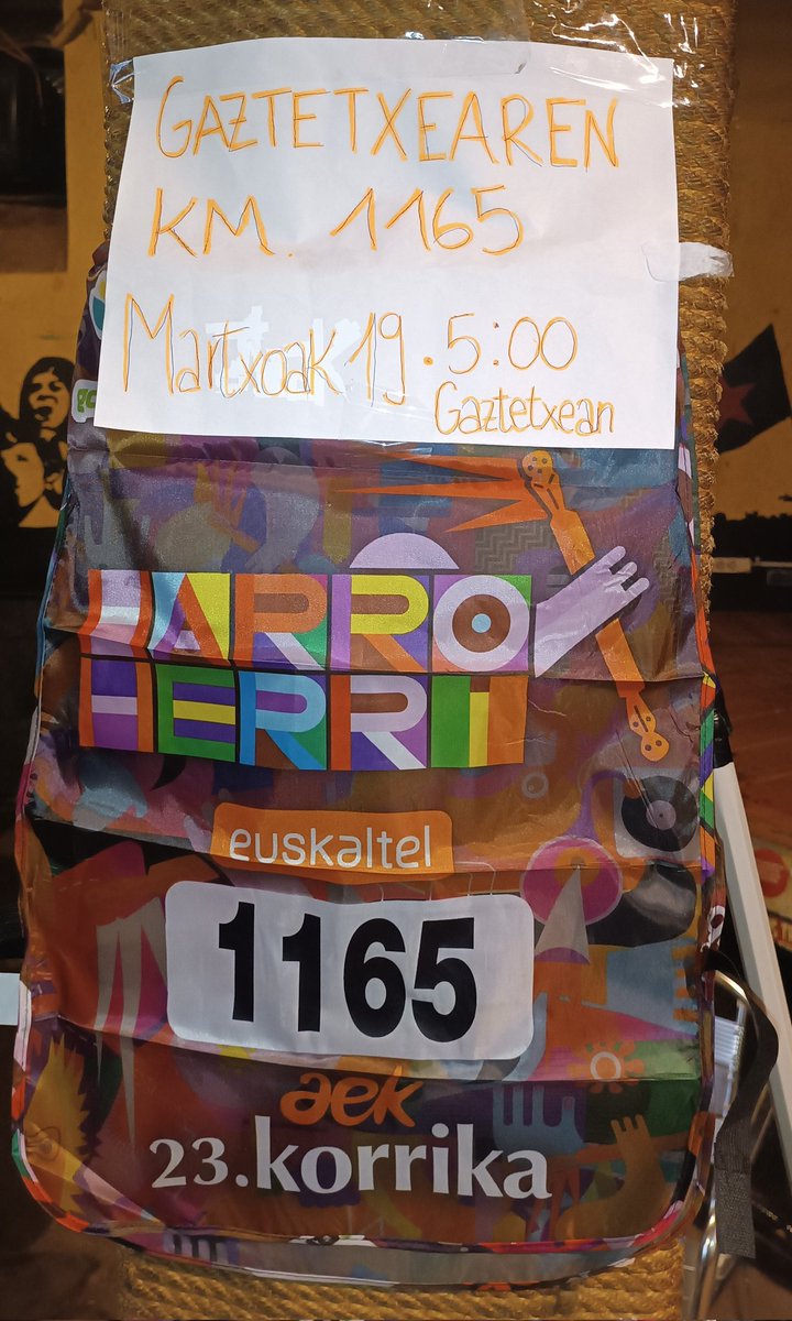 Aurten Gaztetxeak ere bere Kilometroa izango du! 
Animatu zaitezte gurekin batera korrika egitera!✊
