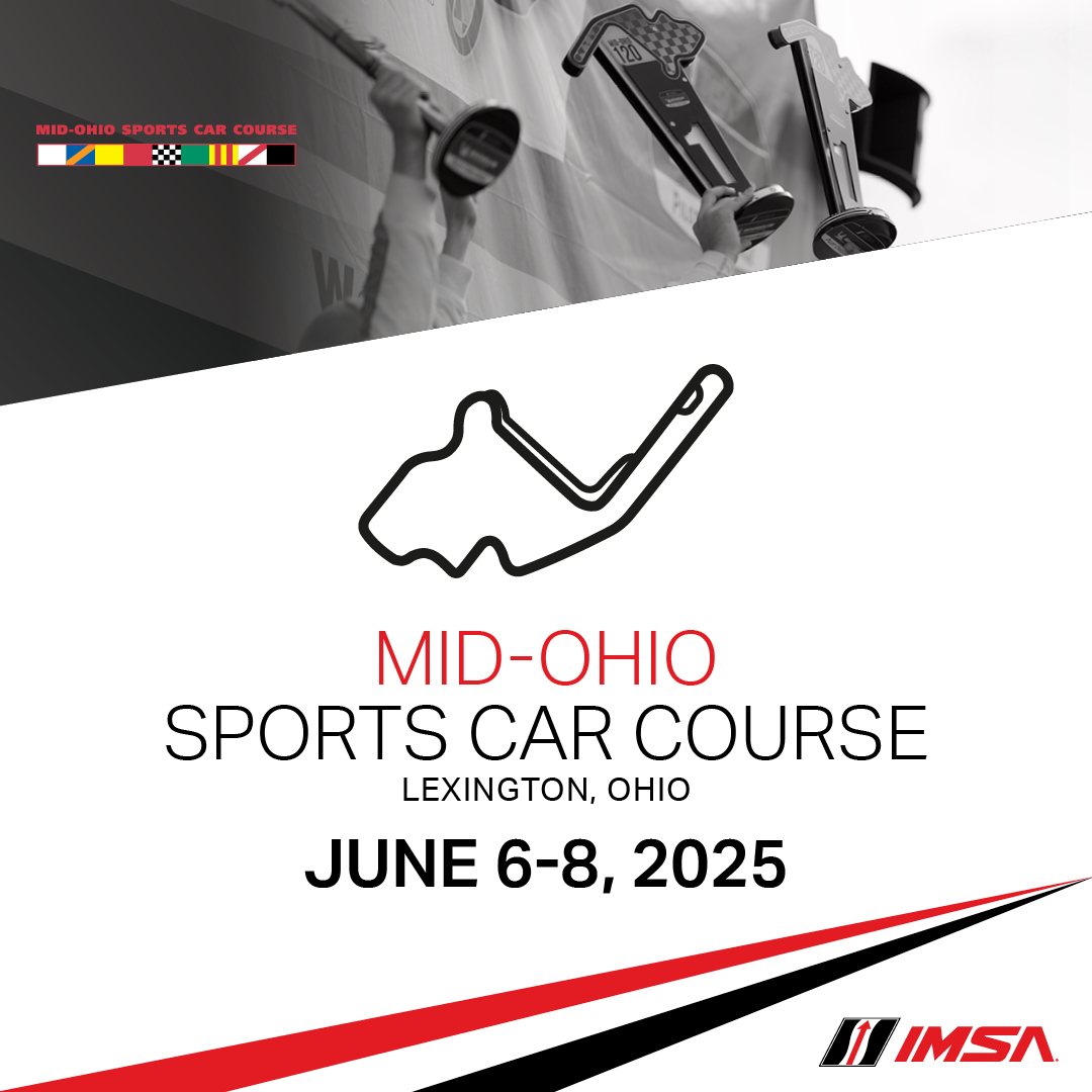 We're so excited to bring @IMSA Michelin Pilot Challenge action back to Mid-Ohio this year, why not do it again next year? The IMSA Michelin Pilot Challenge returns once again to the Mid-Ohio Sports Car Course: June 6-8, 2025 #IMSA
