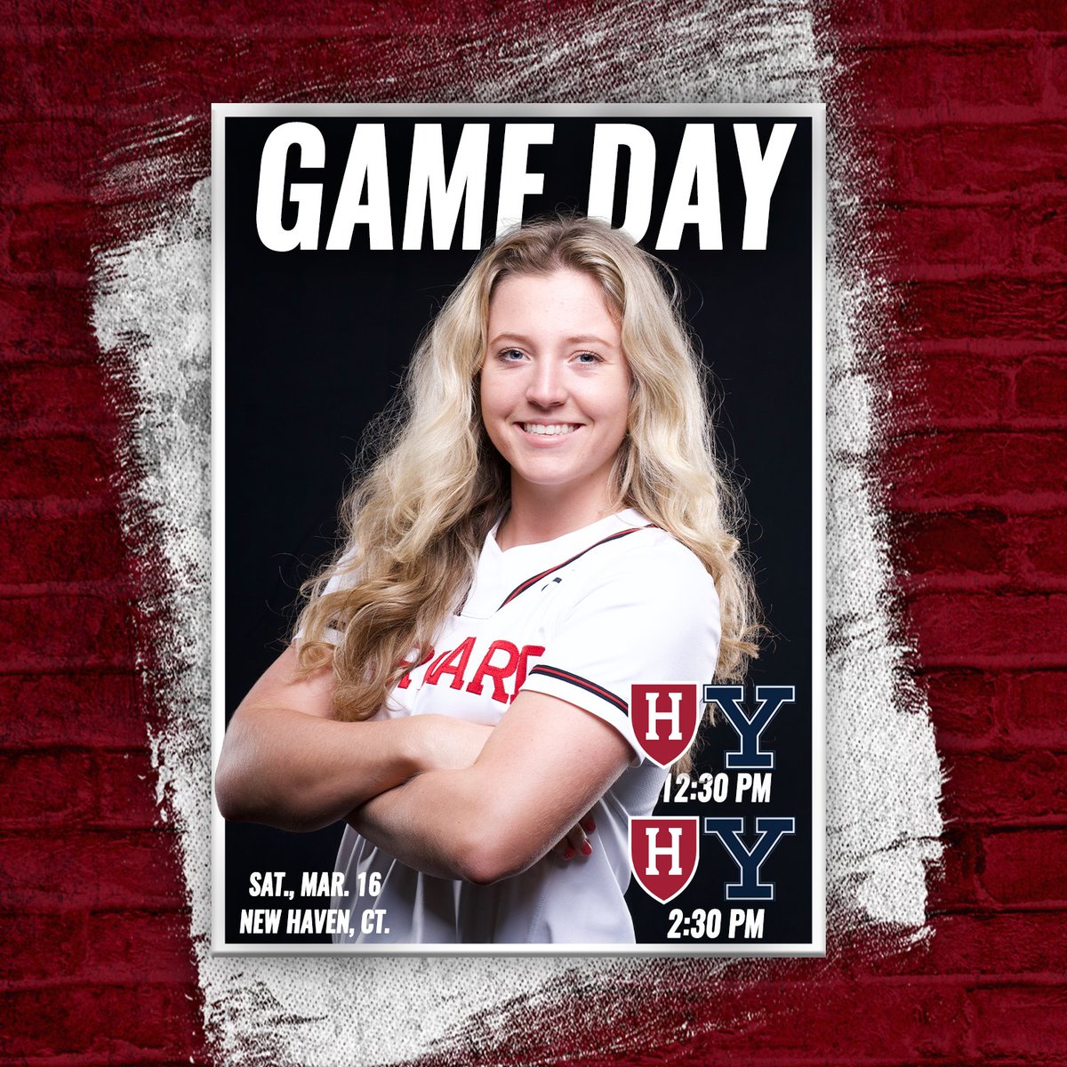 Opening Ivy League Play in New Haven🛣️

🆚Yale
⏰12:30 PM/2:30 PM
📍New Haven, CT. 
📊bit.ly/3wiYCzt
📺Game One (ESPN+) es.pn/3ThRsFp
📺 Game Two (ESPN+) es.pn/48YP38v

#GoCrimson