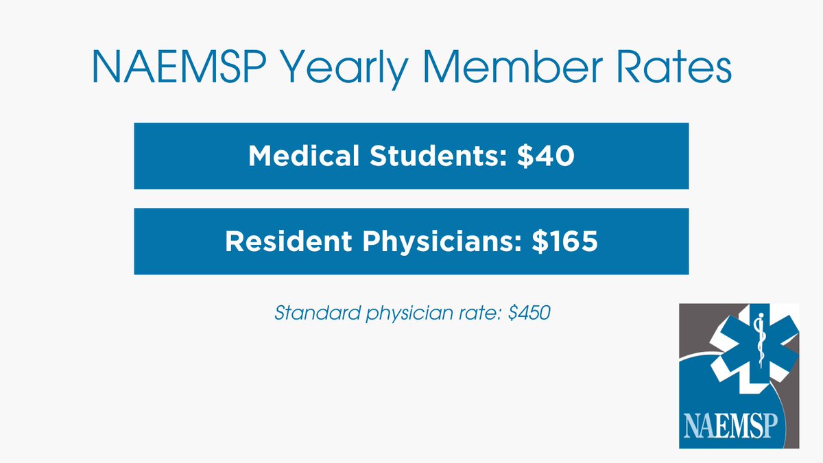 It's Match Day! Did you know medical students and residents are eligible for discounted NAEMSP membership? While you're celebrating the next chapter of your journey in medicine, consider joining the NAEMSP community or recruiting a friend! naemsp.org/join-renew/