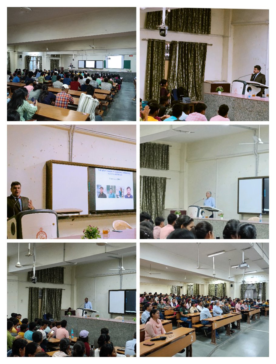studentsIScBHU's tweet photo. Thrilled to share the success of our recent motivational talk with Prof. Arun K Shukla, @IITKanpur, organized by Student Well-being Initiative of ISc. With over 170 students actively engaged, it was an inspiring event fostering meaningful interactions and academic inspiration! https://t.co/PW7alnr0Ry