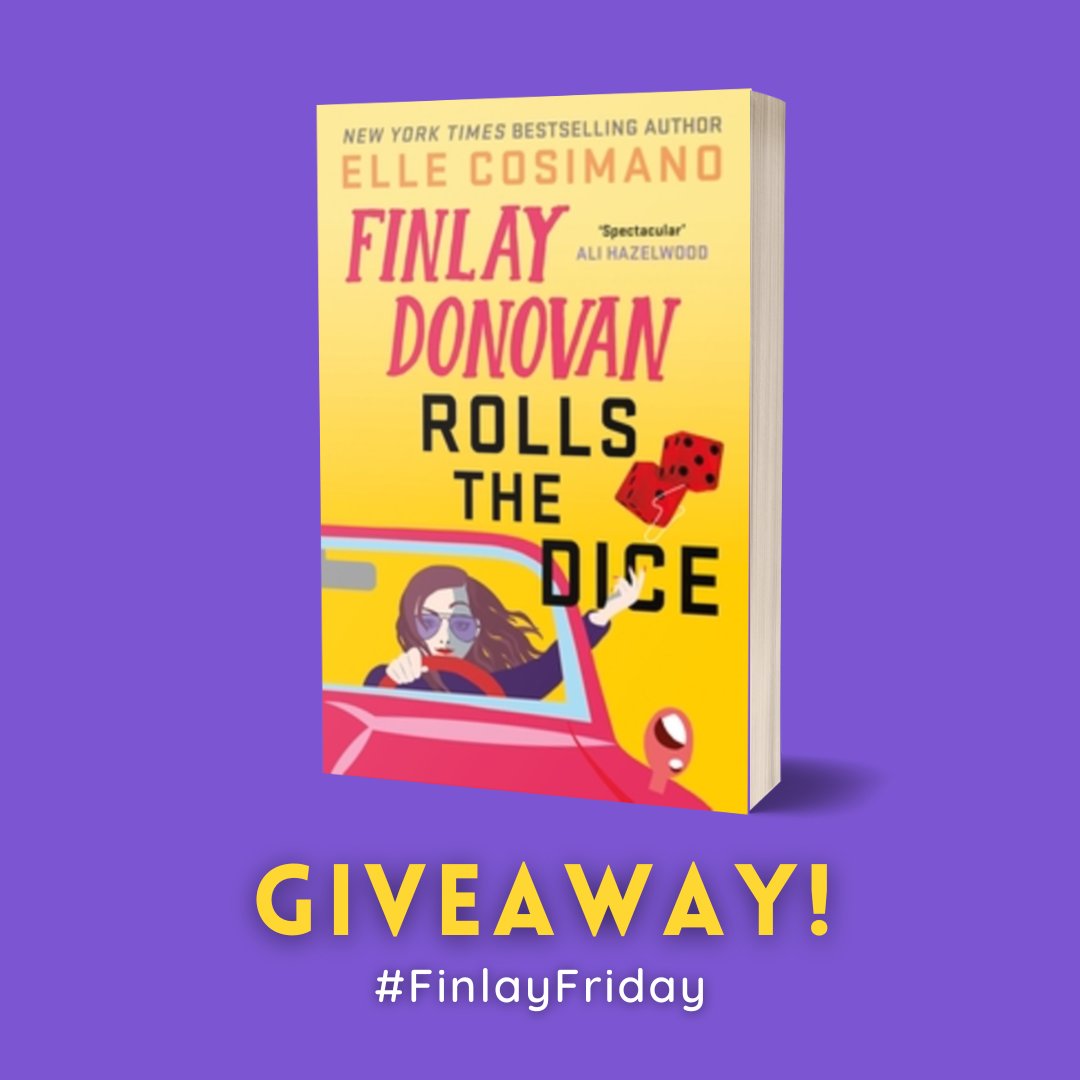 HeadlineFiction's tweet photo. It's #FinlayFriday, and to celebrate the addictive new instalment of @ellecosimano's murder mystery series, here's the chance to win your own copy of FINLAY DONOVAN ROLLS THE DICE.

To win:
💜Like this post
👯Follow us and @ElleCosimano
🔃 Repost

Closes 12pm GMT 19/03. UK only. https://t.co/4rYdrRnLTV