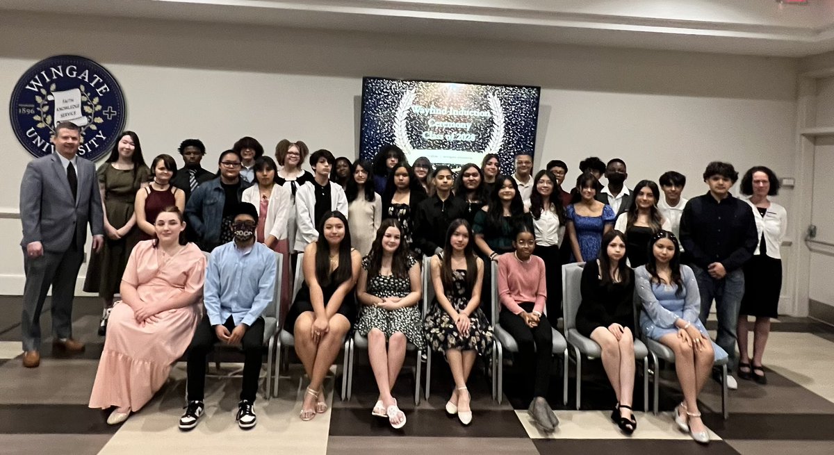 A historic day today in <a href="/UCPSNC/">Union County Public Schools</a> as we induct 36 new <a href="/WayfindProgram/">Wayfind Program</a> scholars from <a href="/HSAMonroeMiddle/">HSA at Monroe Middle School</a> <a href="/EastUnionMSNC/">East Union Middle School</a> <a href="/SunValleyMSNC/">Sun Valley Middle School</a> <a href="/PorterRidgeMSNC/">Porter Ridge Middle</a>! TY <a href="/WingateUniv/">Wingate University</a> for expanding this fantastic program and congratulations to these amazing leaders! #TeamUCPS <a href="/UCPSNC/">Union County Public Schools</a> <a href="/UCPSCollegePrep/">College Readiness</a>