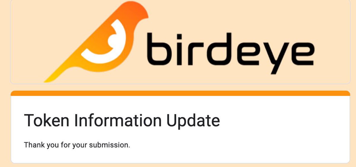 We have completed <a href="/birdeye_so/">Birdeye</a>