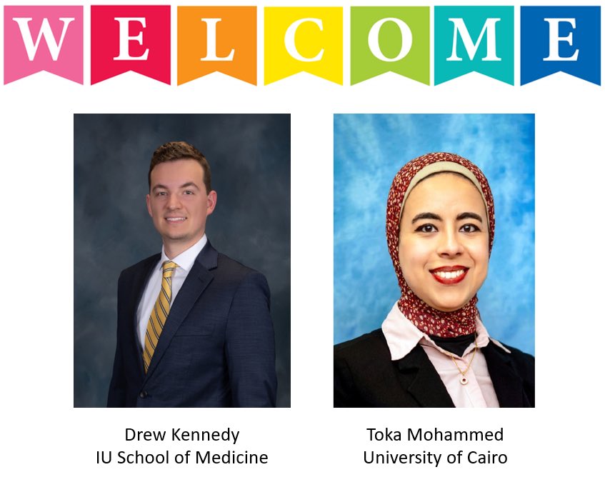 IU Radiation Oncology (@iuradonc) on Twitter photo We are thrilled to announce our #Match2024 results and extend a warm welcome to Dr. Toka Mohammed and Dr. Drew Kennedy to the <a href="/IUradonc/">IU Radiation Oncology</a> family! Congratulations 🎉 We are thrilled to announce our #Match2024 results and extend a warm welcome to Dr. Toka Mohammed and Dr. Drew Kennedy to the <a href="/IUradonc/">IU Radiation Oncology</a> family! Congratulations 🎉