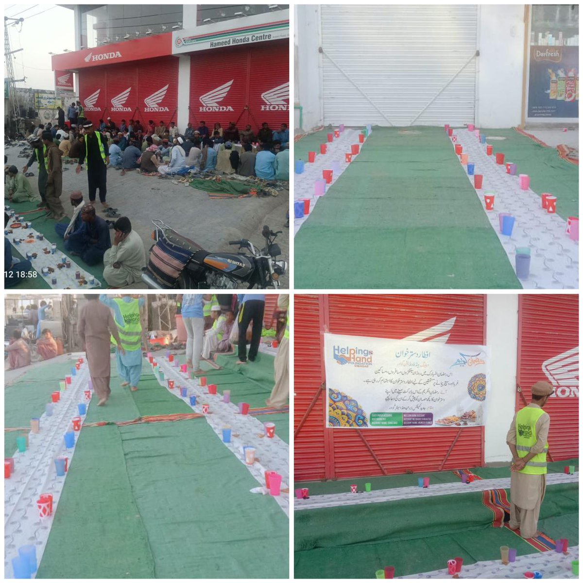 HHFGwadar's tweet photo. 2nd Roza At Our Iftar Dastarkwan
 For Contact 03422721355 &amp; 03238241546  Easy Paisa Account : 03218080761 Siraj Dad Bank Account : MUNEER AHMED Meezan Bank- AIRPORT RD GAWADAR BR Account Number: 98490104844753 IBAN: PK23MEZN0098490104844753
[3/15, 22:51] Siraj Dad Gwadar: Day 4 https://t.co/TjBmZATWWi