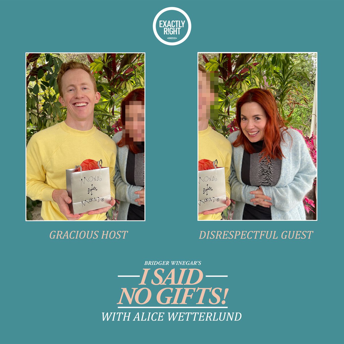 Here is what happens this week: @bridger_w's nerves remain intact despite @alicewetterlund (Resident Alien, Silicon Valley) startling him with a gift. The two discuss hustle culture, the swing revival of the 90s, and Cadbury Eggs. podcasts.apple.com/us/podcast/i-s…