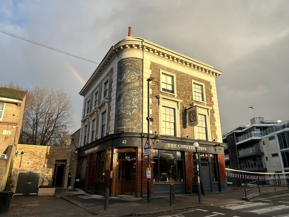 PubsSaving's tweet image. The Constitution, Camden is open for business! 🎉 Doors opened at 5pm today after four years of closure. Come in &amp;amp; celebrate, busy already. My first pint is my favourite @RedemptionBrew beer, Trinity on #cask 🍺❤️Good to @2_Tribes Dream Pale Ale on tap. #pubs #pubsreopening