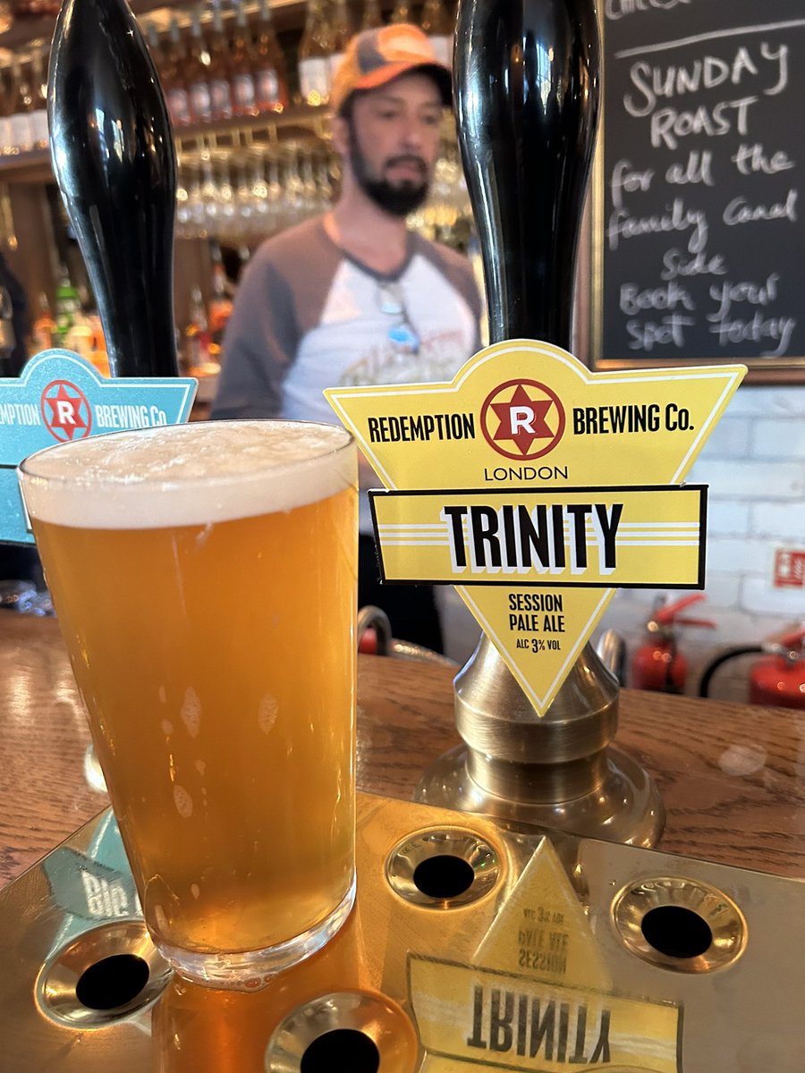 PubsSaving's tweet image. The Constitution, Camden is open for business! 🎉 Doors opened at 5pm today after four years of closure. Come in &amp;amp; celebrate, busy already. My first pint is my favourite @RedemptionBrew beer, Trinity on #cask 🍺❤️Good to @2_Tribes Dream Pale Ale on tap. #pubs #pubsreopening