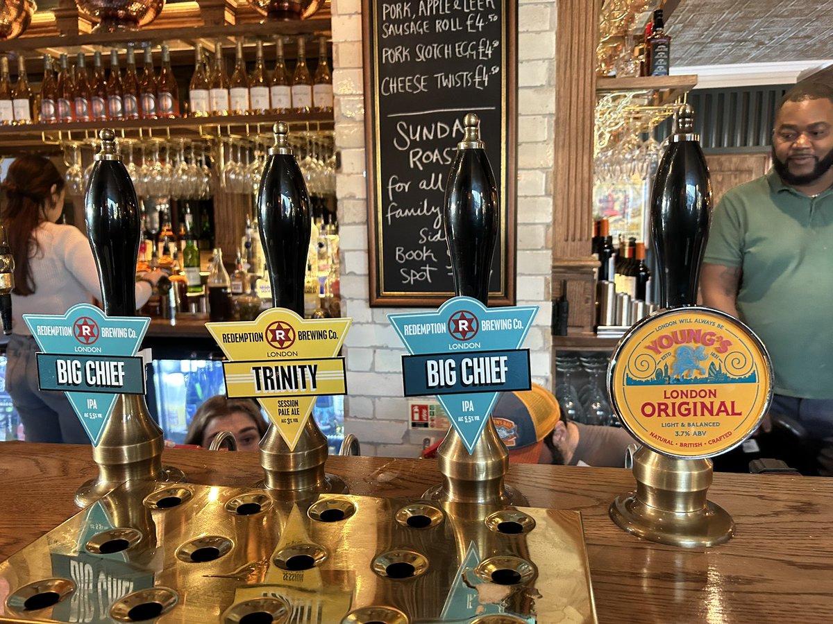 PubsSaving's tweet image. The Constitution, Camden is open for business! 🎉 Doors opened at 5pm today after four years of closure. Come in &amp;amp; celebrate, busy already. My first pint is my favourite @RedemptionBrew beer, Trinity on #cask 🍺❤️Good to @2_Tribes Dream Pale Ale on tap. #pubs #pubsreopening