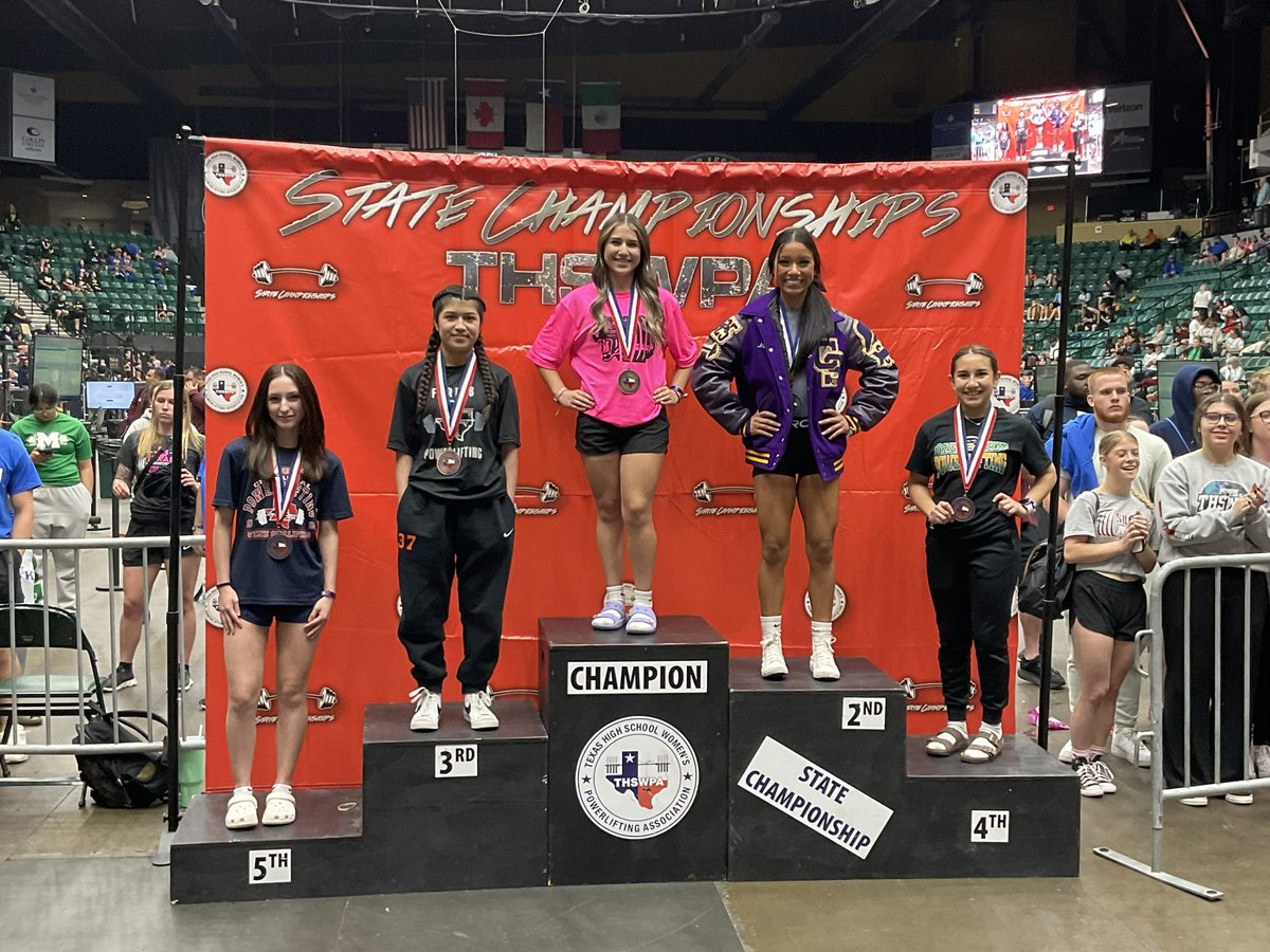 thswpa's tweet photo. CHAMPIONS!! Congratulations to our 2024 THSWPA 4A Small 97LBS State Champions!! #thswpa https://t.co/MJQUlntty2