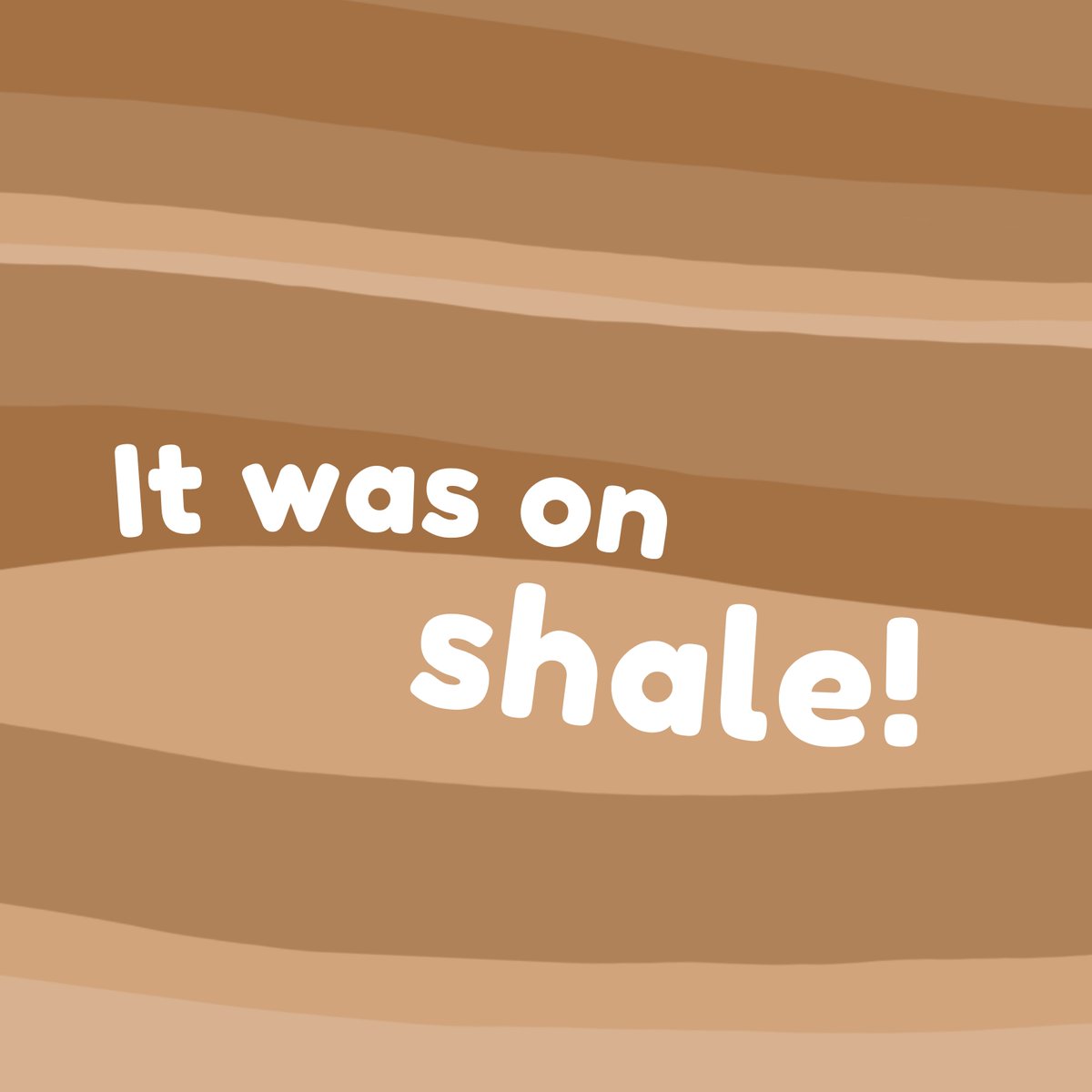 Here's our #GeoJoke of the month! 

Why was the sedimentary rock so cheap?

It was on shale!