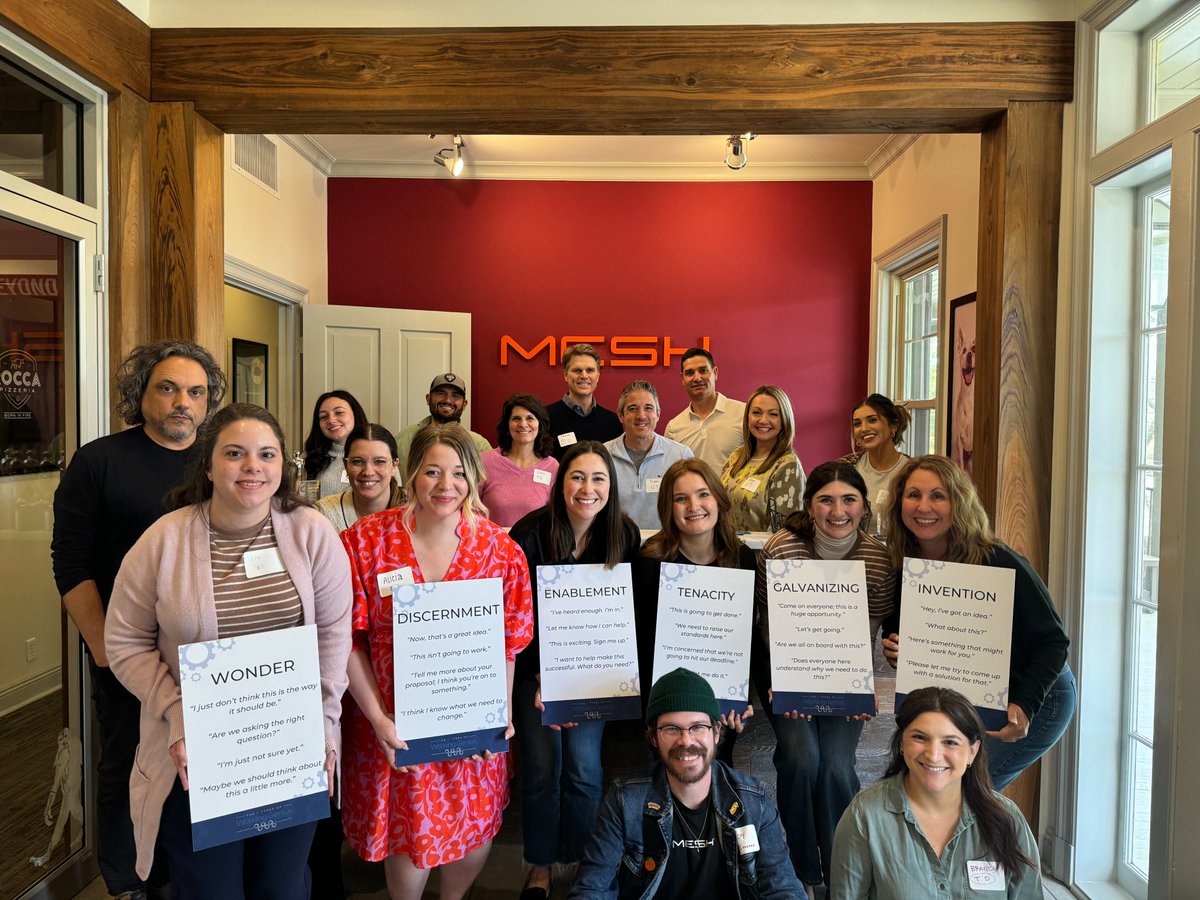 More great experiences this week —

Spent a great day with the team at MESH. What an amazing place committed to a great culture.

Also visited Notre Dame Seminary in New Orleans and hear from their team the great things going on and their vision moving forward. So grateful!