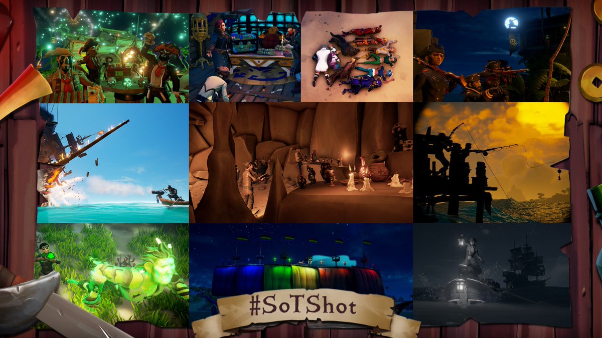 GingerJeffers11's tweet image. Today we become the 40th Visionary Artist Of The Sea Of Thieves!
#SoTShot @GoldenHourGang #SeaOfThieves