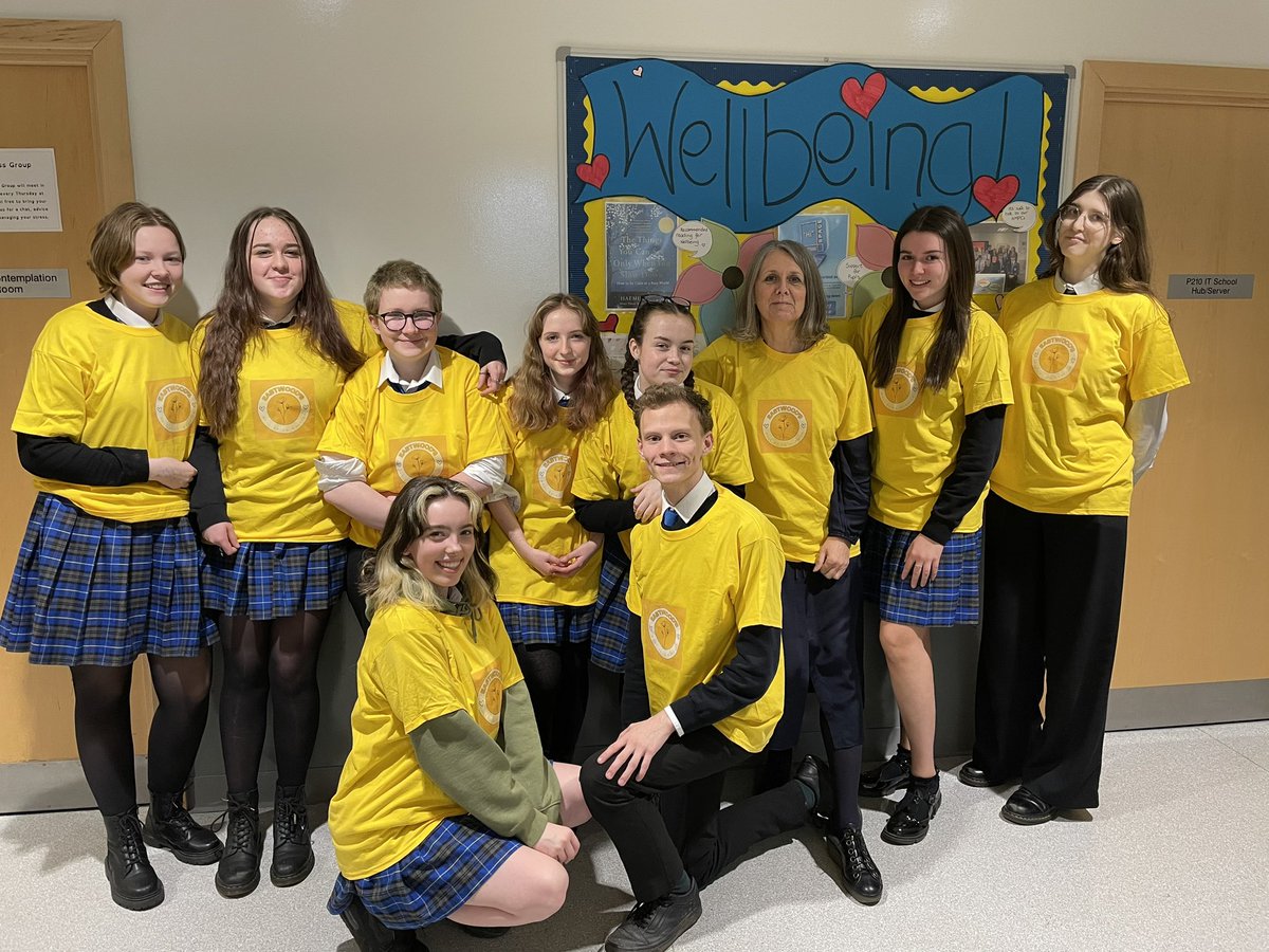 EHS Wellbeing Warriors are looking forward to our sponsored walk on the 29th, Molly and Adam did a great job with our t-shirts! ❤️