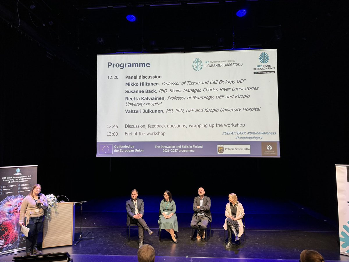 Attended the Kuopio Epilepsy Symposium and what an enlightening experience! Learned so much about epilepsy-from cutting-edge research to innovative treatments. Grateful for the opportunity to expand my knowledge and contribute to epilepsy awareness. <a href="/UEFNeuroInno/">UEF Neuro-Innovation</a> <a href="/UEFneuroscience/">UEF Neuroscience</a>