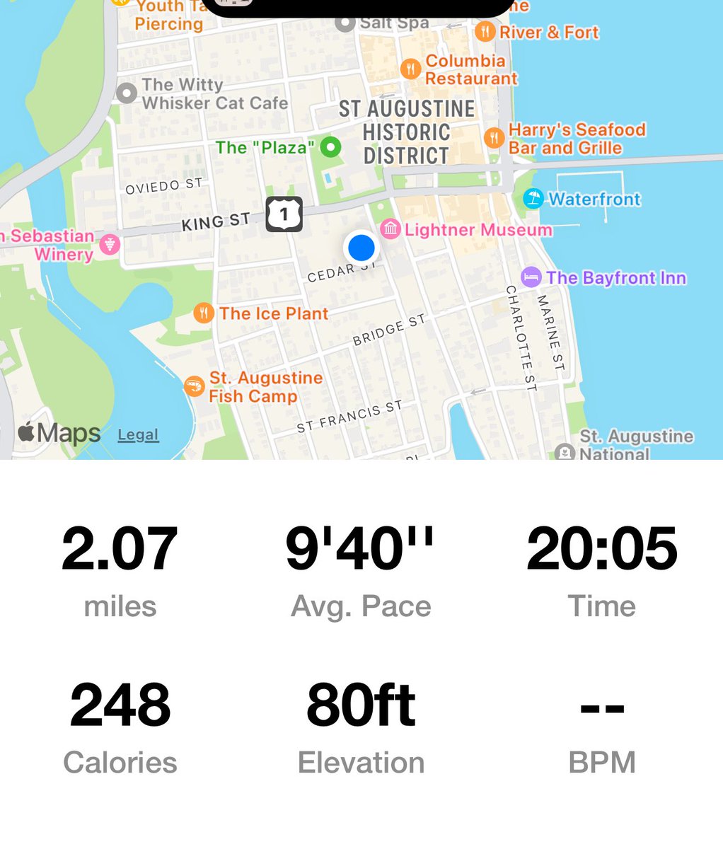 turfstain's tweet photo. Day 1 of training myself to be a half decent runner. Not a terrible starting point https://t.co/59Mtq0DvV9