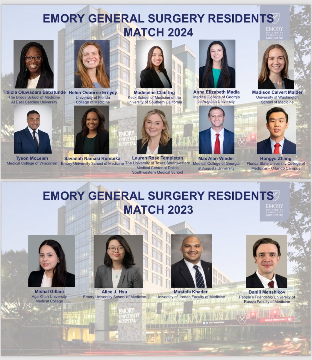 Welcome to the @EmorySurgery family!!!
What a dream team 🙌🏾🍾👏🏾👏🏾