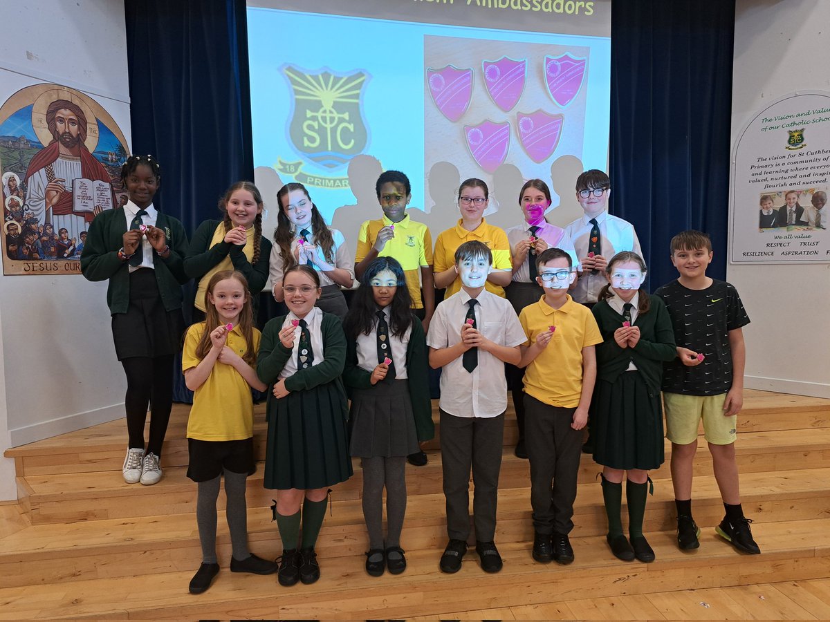 Delighted to announce our first ever Pupil Attachment Ambassadors at today's assembly and present them with their specially designed badges. They have already started planning their first assembly next week! Official photoshoot to follow! @SLCAttachment