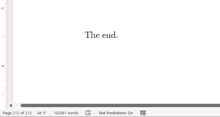 I WROTE A NOVEL. 🤩🥹😭

102,061 words of science fiction fantasy, and I did it in 25 days.