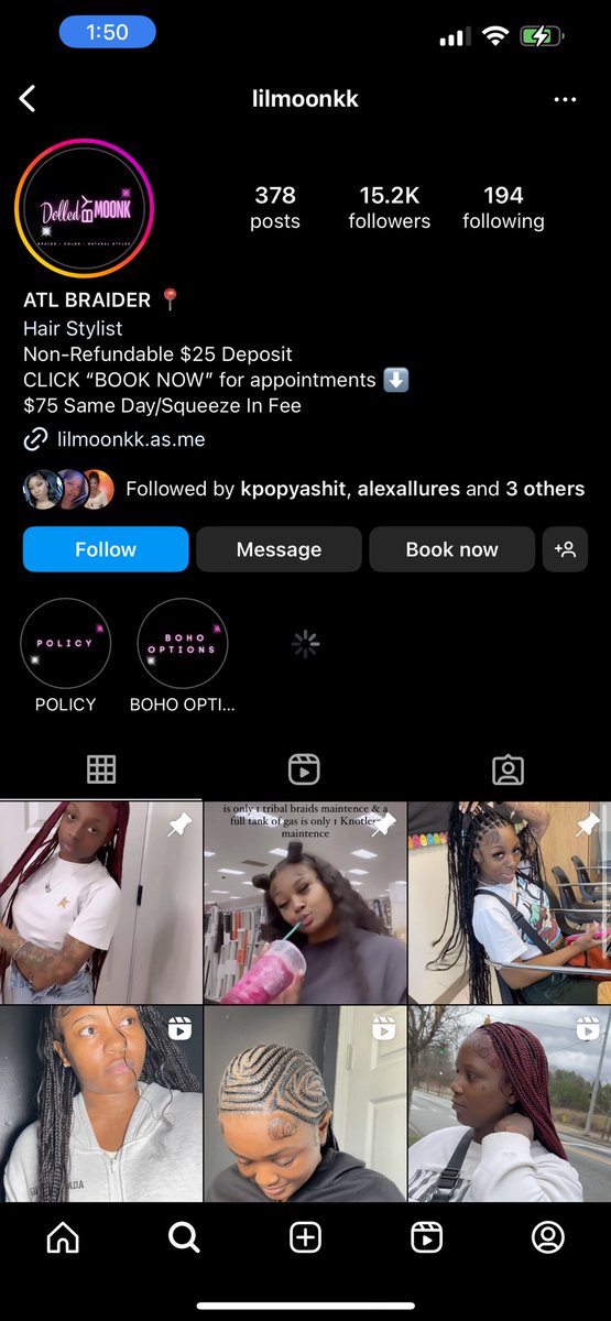 bombree's tweet photo. I hope my chocolate girls in Atl know not to support Ms Moonk! This is how she feels about women darker than her. Spend your $$ where you’re appreciated! https://t.co/C1Vh7txhfY