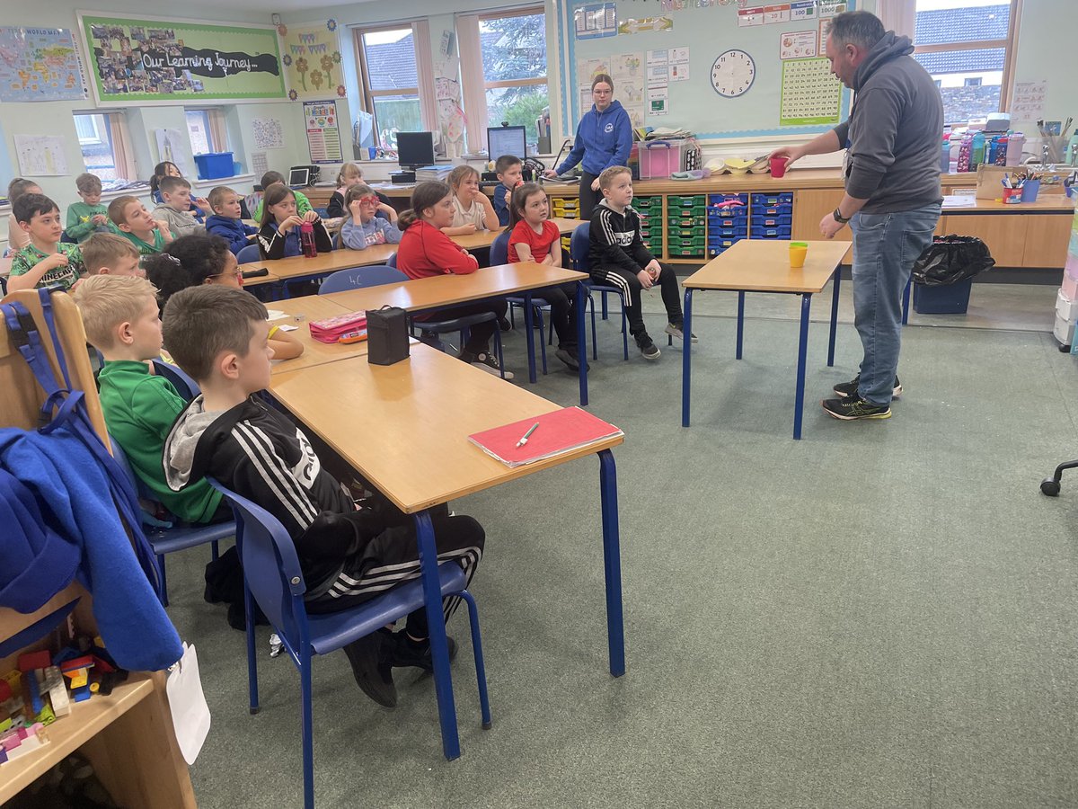 airthprimary's tweet photo. Today pupils from P1-P7 got the opportunity to learn about different jobs in the STEM sector at a number of career events.  The questions and engagement across all classes was amazing and a huge thank you to all our visitors who supported this event. https://t.co/okVgrS6Ot3