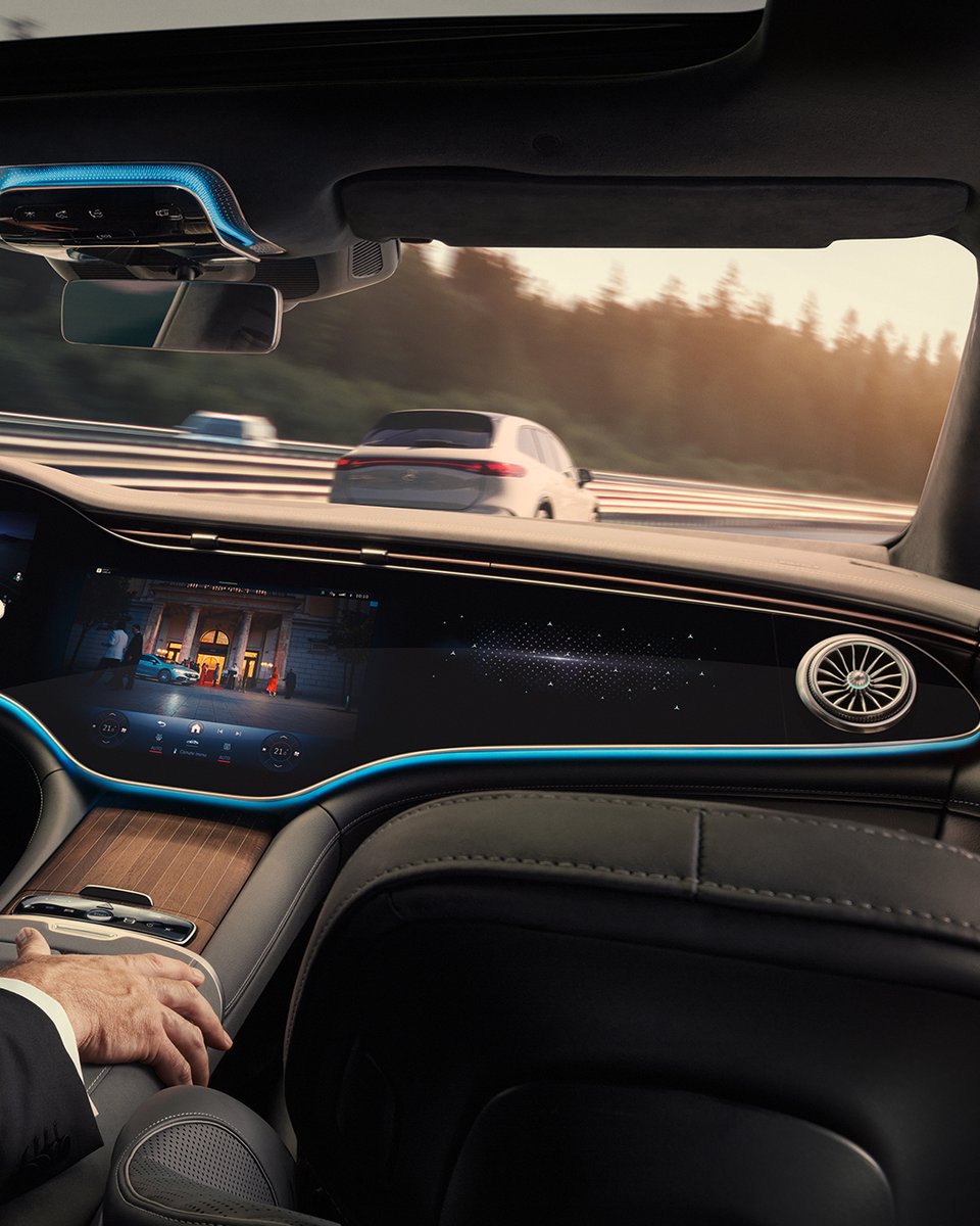 MercedesBenzAsh's tweet image. Eyes off, hands-free. ​The game-changing, state-of-the-art DRIVE PILOT* feature lets drivers safely enjoy certain secondary activities, like reading a magazine (on approved and pre-mapped highways, currently in CA and NV only) | #MercedesBenz #EQS #DefiningClass