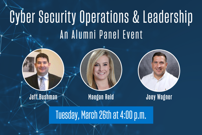 USD_CYBER's tweet image. Join us on Tuesday, March 26 from 4:00 - 5:00 pm PT for a free virtual information session with MS-CSOL alumni to learn more about the MS in Cybersecurity Operations and Leadership program: hubs.la/Q02pDy1h0 #cybersecurity #AlumniPanel