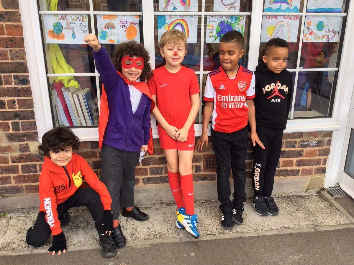 We had a wonderful time celebrating Red Nose Day today and raised an amazing £627 for Comic Relief. Well done Coopers Lane. You can find out more in this week's school newsletter cooperslane.lewisham.sch.uk/wp-content/upl…