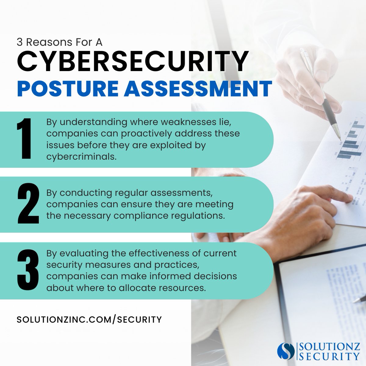 SolutionzInc's tweet image. Solutionz Security helps organizations understand their current cybersecurity posture and how it can be improved to reach full data protection. Contact us today and let’s start a conversation about your organization’s data security.

#SolutionzSecurity #PostureAssessment