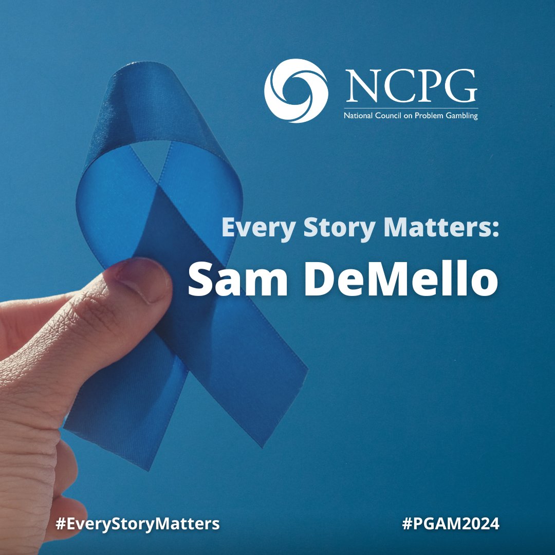 Sam DeMello is the founder of the app Evive and is in recovery from a gambling addiction. Sam sat down with NCPG to share his story during Problem Gambling Awareness Month (PGAM). Read Sam’s interview here: ncpgambling.org/news/every-sto… #PGAM #PGAM2024 #EveryStoryMatters