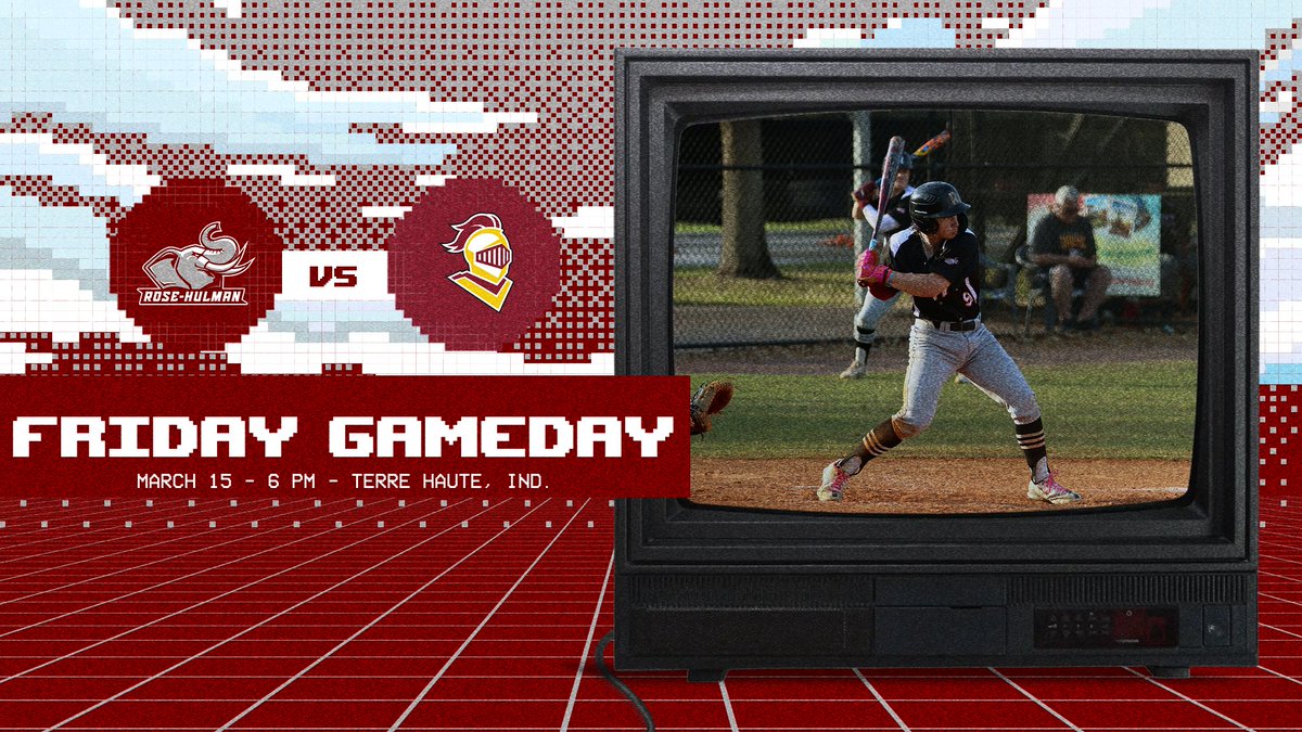 ⚾: Rose-Hulman hosts Calvin TONIGHT for the opening game of their first three-game series in 2024. We hope to see you at Art Nehf Field TONIGHT! #GoRose 📍: Terre Haute, Ind. ⏰: 6 PM 📺: RHIT.tv 📊: bit.ly/482Bm9d 📄: bit.ly/42JZYkM