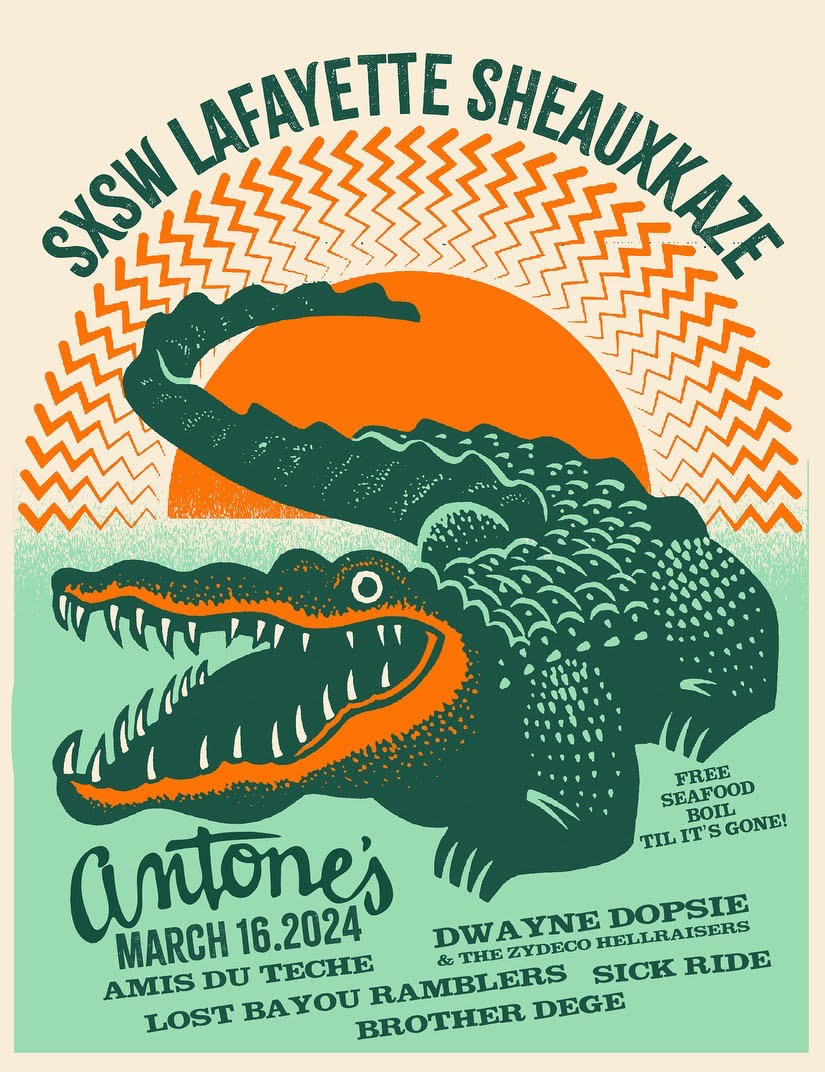 Do512's tweet image. TOMORROW: Come party Lafayette style at Antone&apos;s during SXSW with live music and a FREE seafood boil til they run out of food! 

RSVP to receive a FREE drink --&amp;gt; bit.ly/3TmVwEz