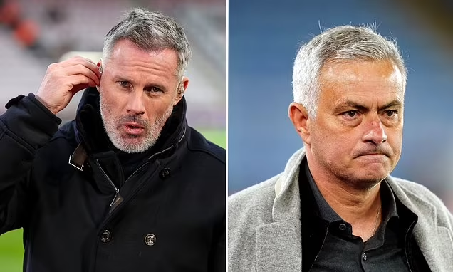 FootballTalkHQ's tweet photo. 🗣️ José Mourinho: “Jamie Carragher talks too much for someone who isn’t even among the top 1,000 defenders in football history.

How can someone who never won the Premier League talk about what it takes to win the Premier League.” https://t.co/dXfIc4gkud