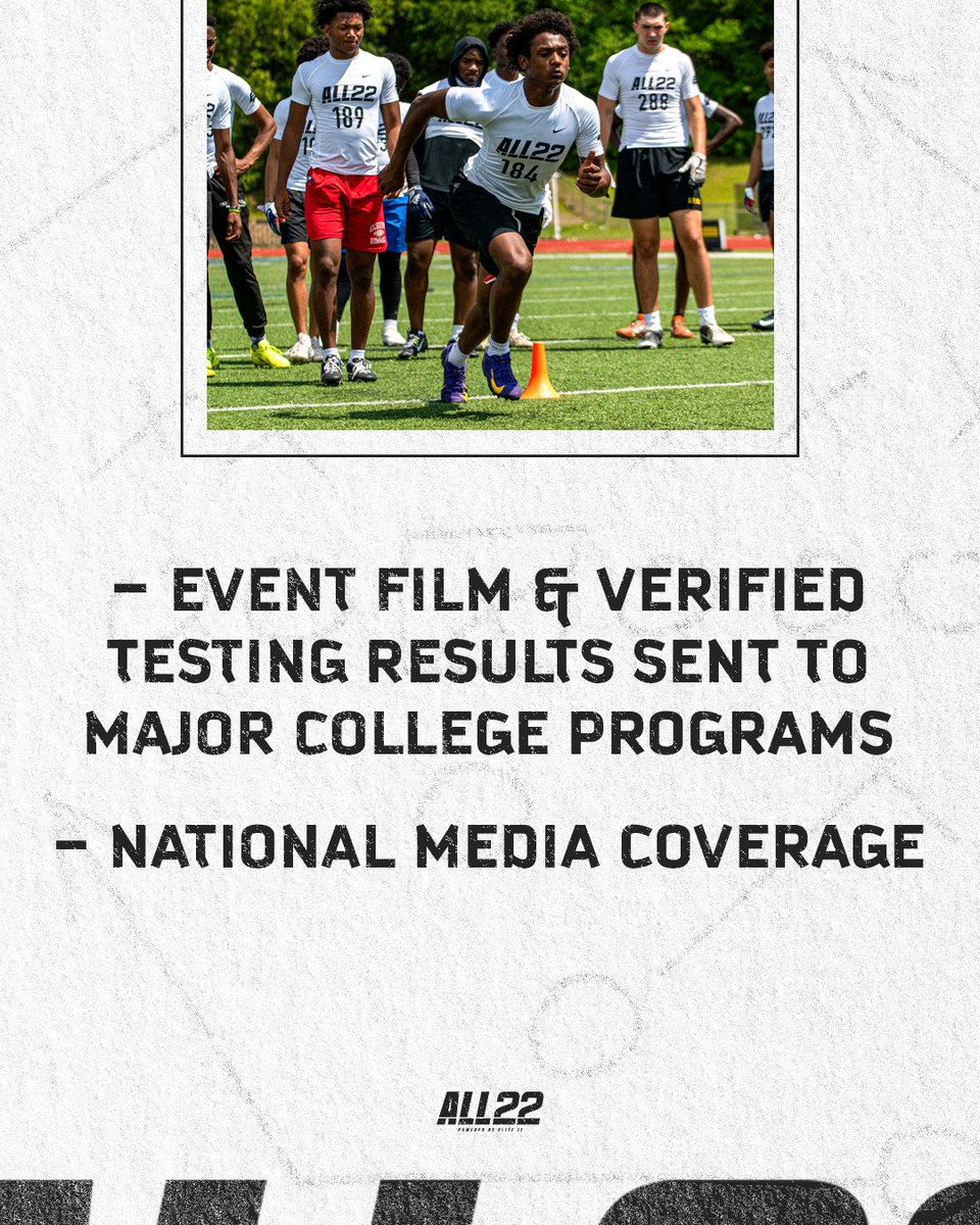 Why should you come to an ALL22 Regional? We got you covered ↘️