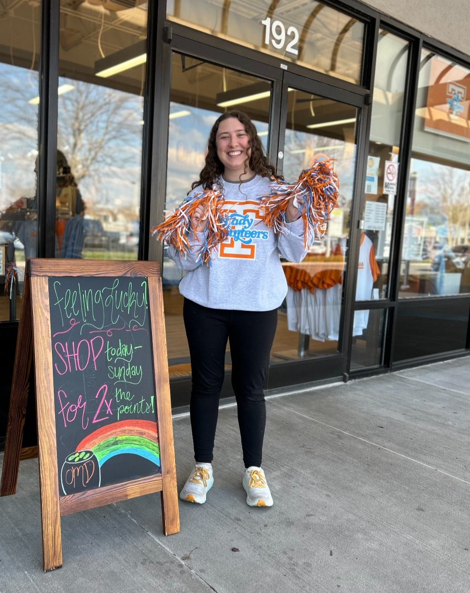 Come shop Lady Vols gear during Double Points Weekend! 🍀 …ngemountaindesigns.ahcampusstores.com