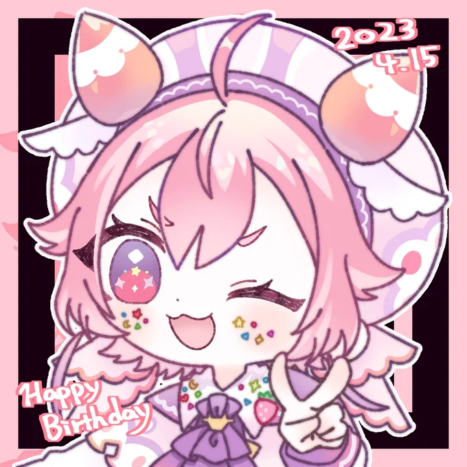 全然描けてないけど実はだいすきな🍓ちゃん……新衣装出たら描きたい……… 