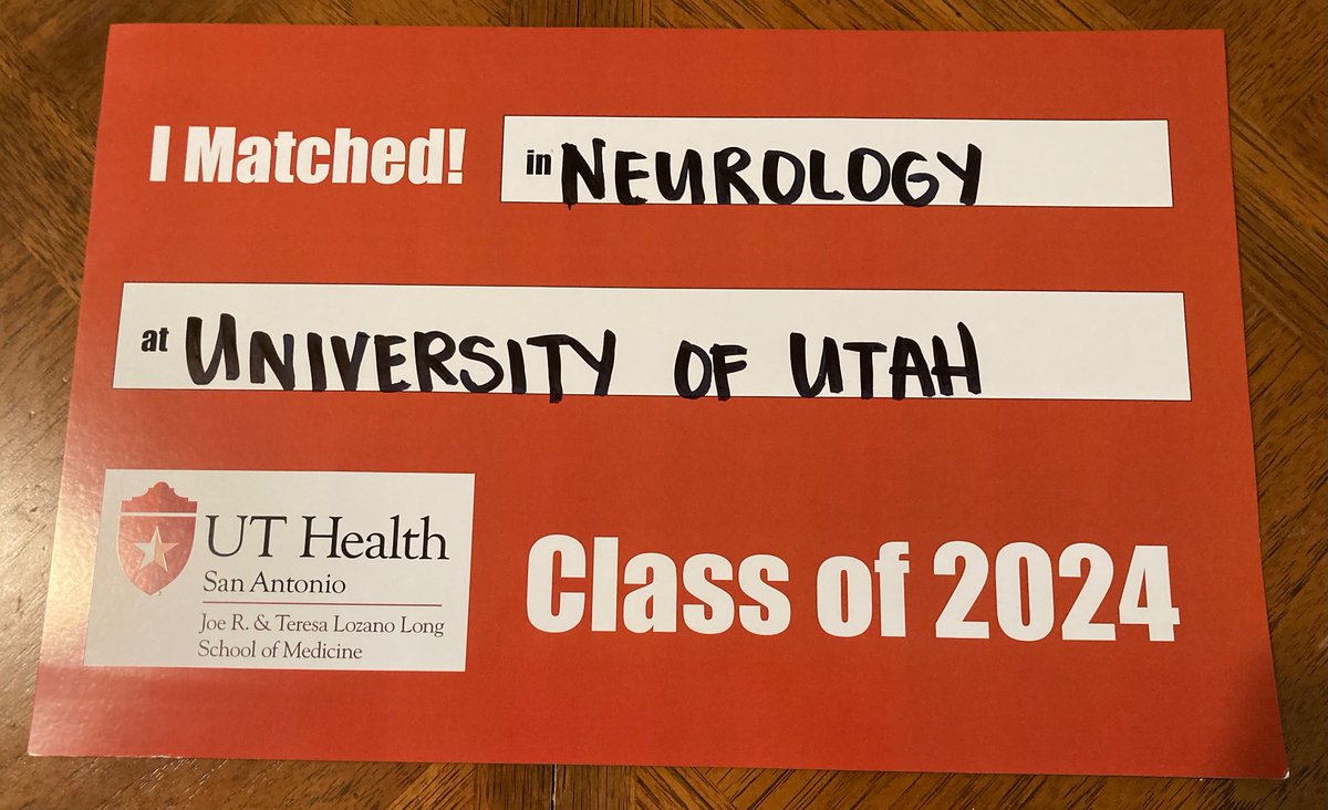 jonttrout's tweet photo. Excited to announce that I matched into Neurology at @UofUNeuroRes! My family and I are thrilled to work with the fantastic faculty there and grow with my fellow interns. Looking forward to connecting. #Match2024 @NMatch2024 https://t.co/HEedZngtVO