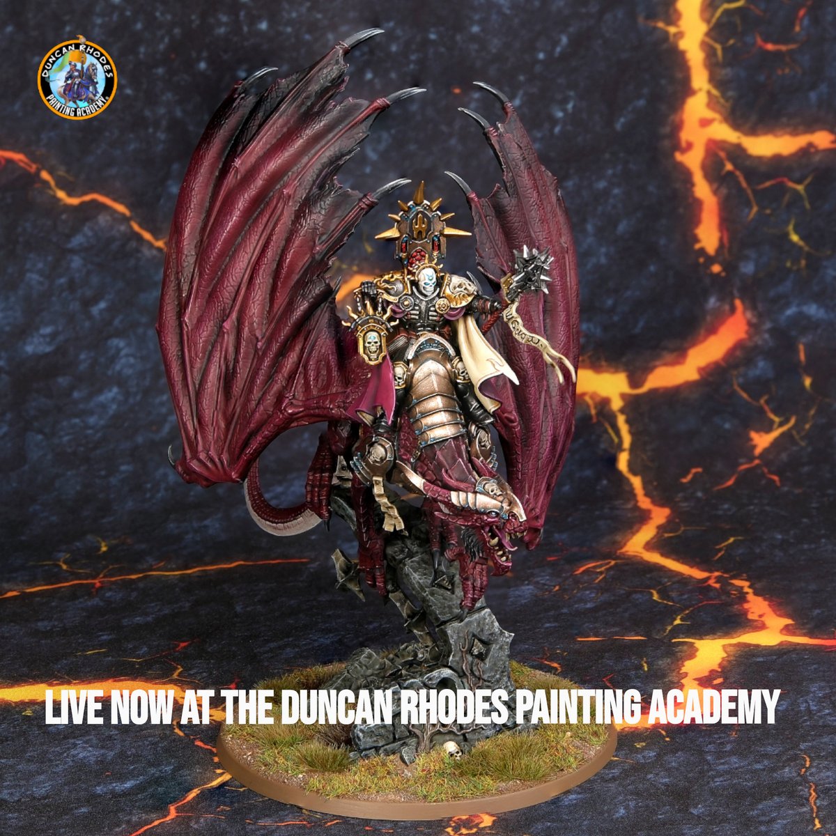 It has been a mad and crazy week but we just got this bad boy live! Check it out at the Duncan Rhodes Painting Academy now! What do you think? #aos #wardenoflostsouls #paintingwarhammer #paintingminis #paintingminiatures #drpa #twothincoats #2thincoats #ionuscryptborn