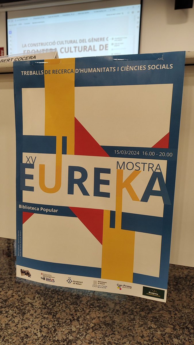 SEZ Mataró (CRP, EAP i LIC) (@semataro) on Twitter photo La regidora d'educació de <a href="/matarocat/">Ajuntament de Mataró</a> tanca la XV mostra de treballs de recerca de ciències socials i humanitats Eureka! Agraeix tota la bona feina en xarxa de ciutat. La regidora d'educació de <a href="/matarocat/">Ajuntament de Mataró</a> tanca la XV mostra de treballs de recerca de ciències socials i humanitats Eureka! Agraeix tota la bona feina en xarxa de ciutat.