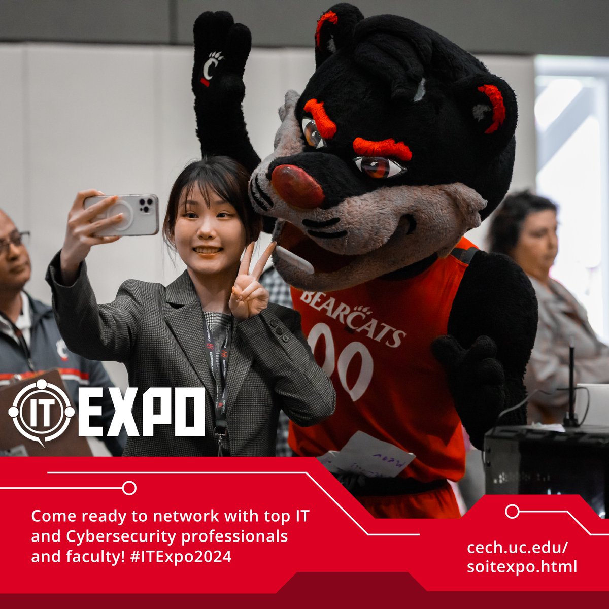 The IT Expo is where you need to be! Whether you’re set to graduate and land your first job or about to start your college journey. This is your chance to network with IT and Cyber professionals and kickstart your career! Tuesday, April 9th at the Campus Rec Center! #ITExpo2024