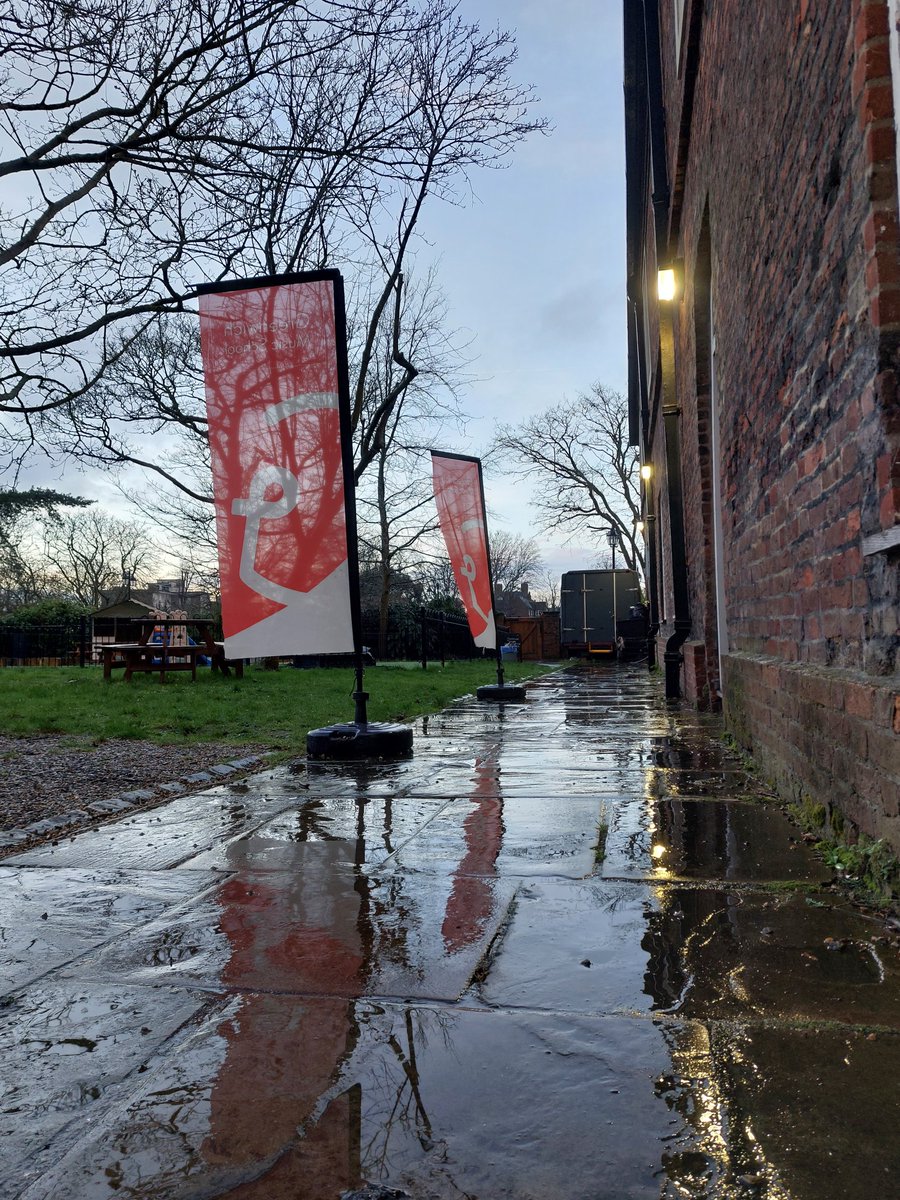 A damp day at The Stables! Yet warmth and music inside...