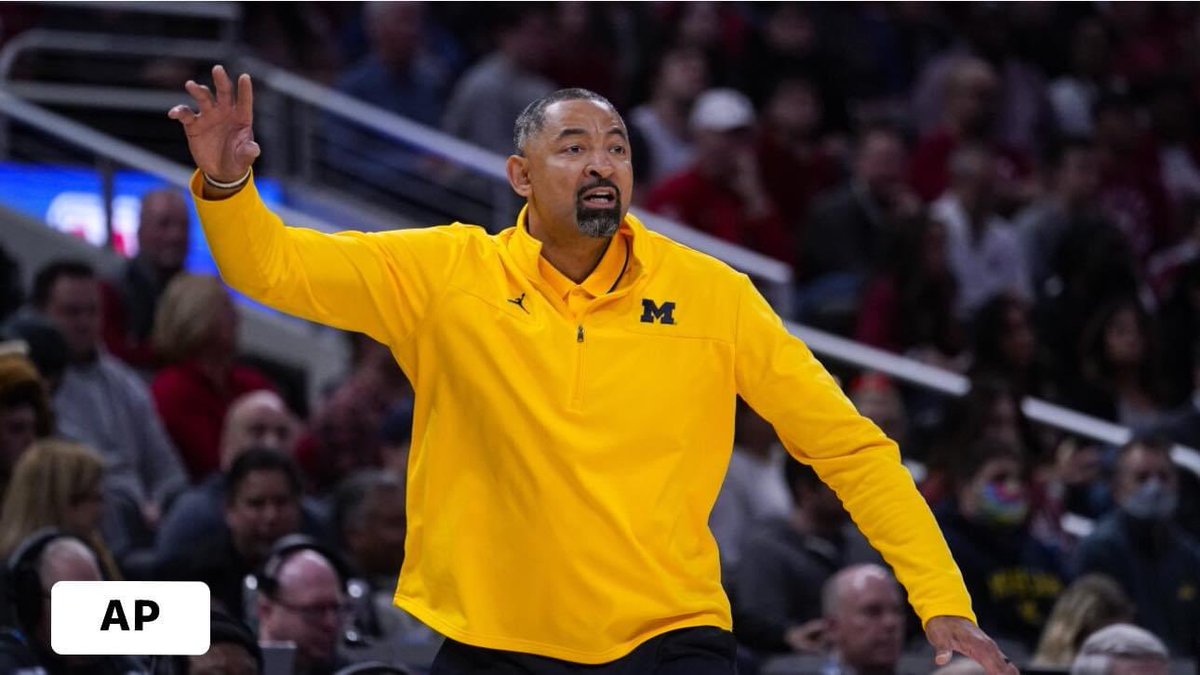 BradGalli's tweet photo. Juwan Howard has been let go as Michigan’s head coach. Warde Manuel made the decision “after a comprehensive review of the program." https://t.co/UqX85aBzq6