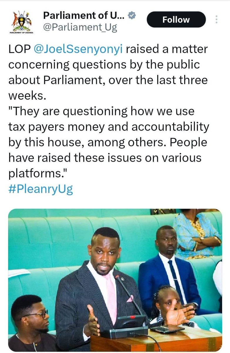 Speaker @AnitahAmong to suspend the house for two weeks in blatant disregard of Rt Hon. @JoelSsenyonyi call for a debate on pertinent issues raised in the #UgandaParliamentExhibition is manifestation of impunity and must be rejected by right thinking members of society.