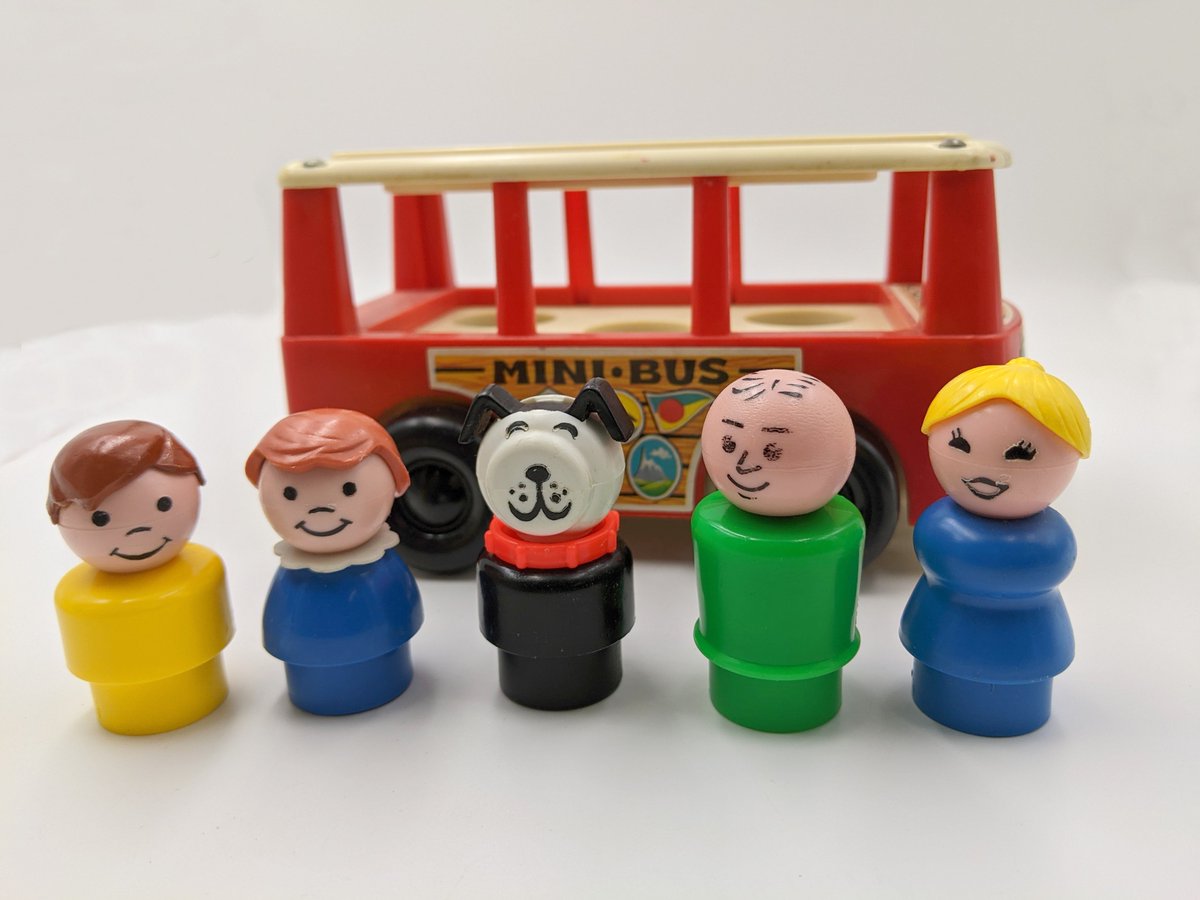 ImagineThatBaby's tweet image. etsy.com/listing/151479… #FisherPrice #MiniBus #VintageToy