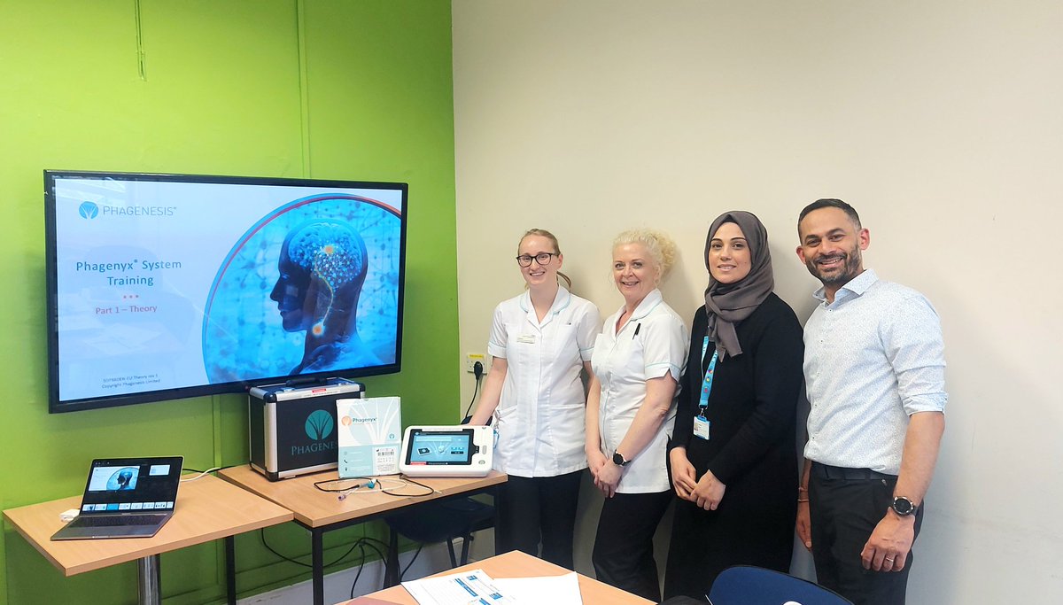 This afternoon we completed training with Satish @Phagenesis as part of the PhEAST trial for post-stroke dysphagic patients. Such a great opportunity to be involved & work closely with the research team @BTHFT 

#mySLTday #dysphagiaresearch #bthft #rehabilitation #strokeresearch