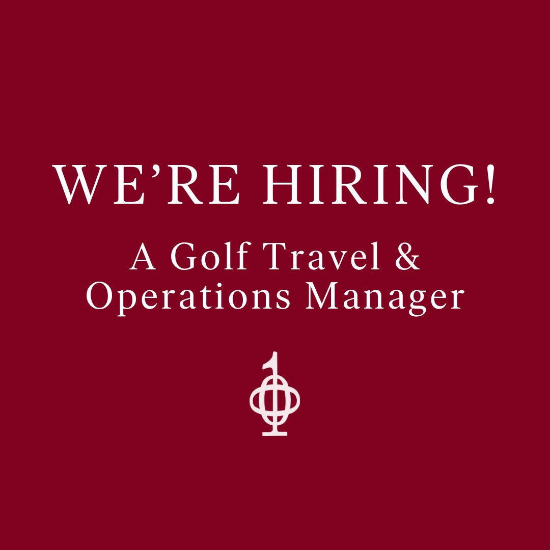 We're hiring a Golf Travel & Operations Manager! Top 100 Golf Travel Ltd. & The Lockhart Travel Club Ltd are two high end golf travel companies operating under Top 100 Golf BV. which also owns Top100golfcourses.com. Apply today! linkedin.com/jobs/view/3857…