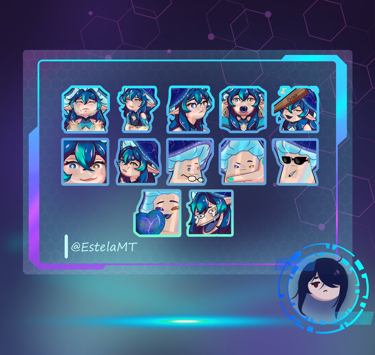 EstelaMT_'s tweet photo. 💙 Comisión Stickers/Emotes 🍄
Comisión de @Paleinads
#ocfanart #oc #ocs #drawn #drawing #drawndigital #digitalart #art #fanart #artanime #art #arte #digitalillustration #comisiones #commission #commissioms #commissionsopen #twitch #twitchcomissions #twitchstreamer https://t.co/88RNlK8wVn